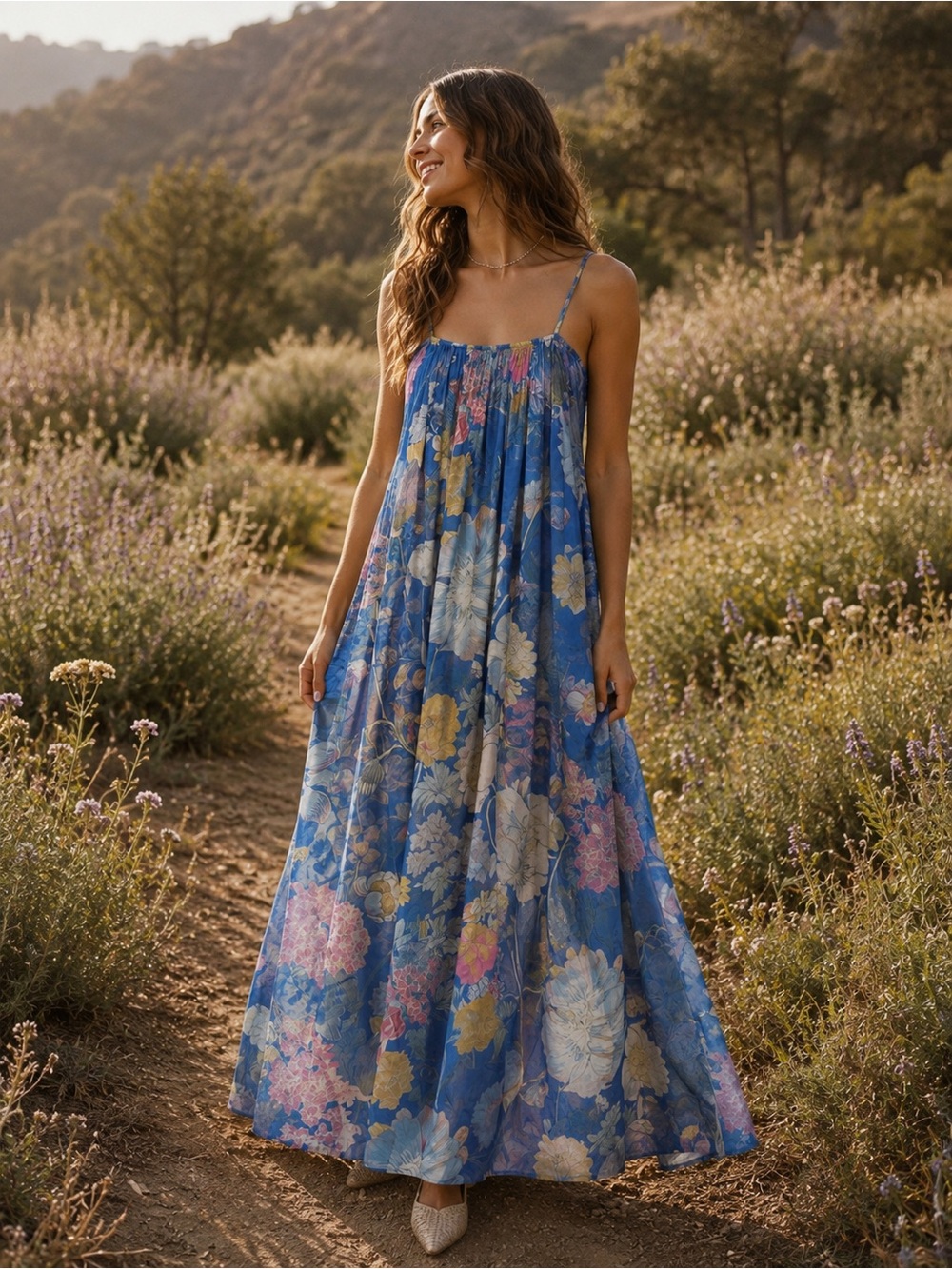 NWT Free People Botanical Maxi Dress